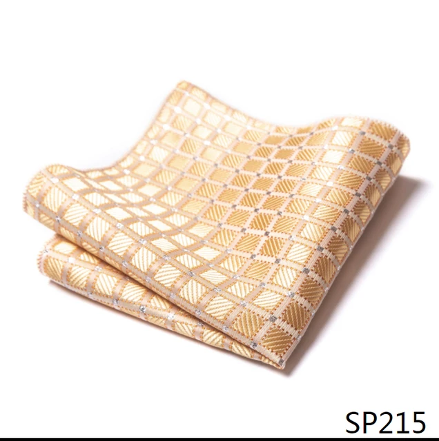 Fashion 100% Silk Hankerchief Scarves Vintage Hankies Men's Pocket Square Handkerchiefs Striped Solid Snot Rag 22*22 cm SP215