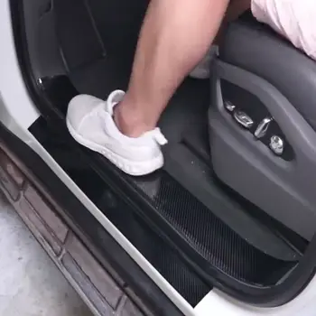 

Replacement Car Sticker Universal Exterior Door Sill Edge Bumper Carbon Fiber Strip