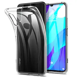 Ultra-Thin Transparent Shockproof Soft TPU Mobile Phone Case Cover - Clear Protection for P Smart Pro 2019 (Clear)