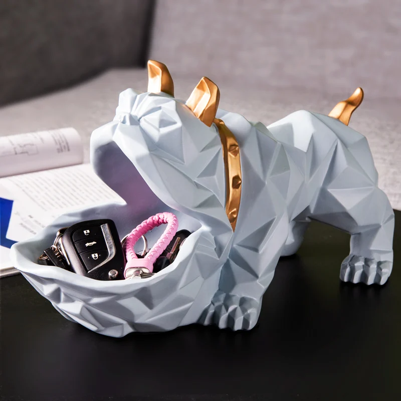 С креативным изображением собаки украшения простой современный ключ стойка для