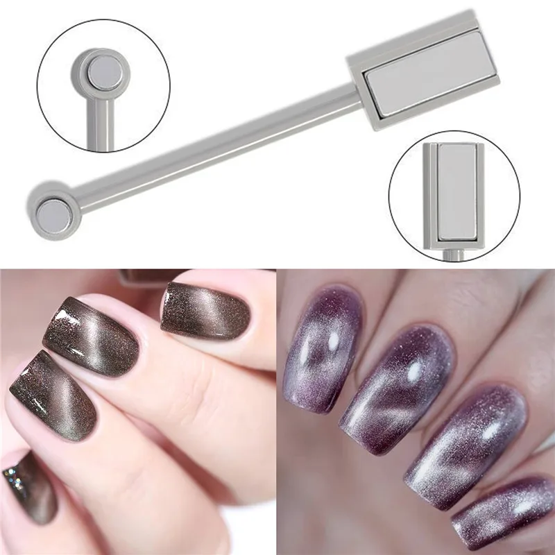 Magnetic Stick Dual-Ended Magnet 3D Cat Eye UV Gel Polish Nail Art Tools