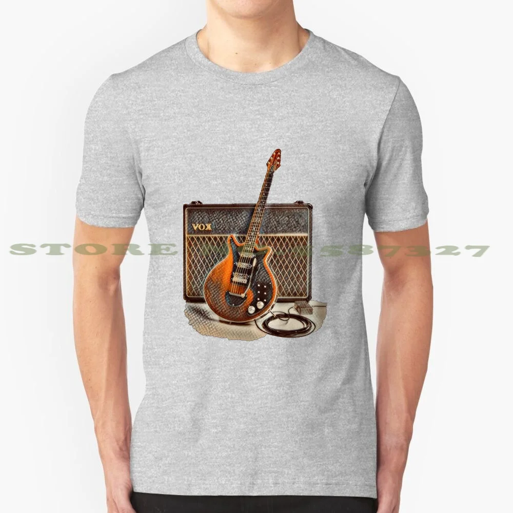 Red Special And Amp Cool Design Trendy T-Shirt Tee Guitar Strumento Musicale Musica May Bre James Rundle