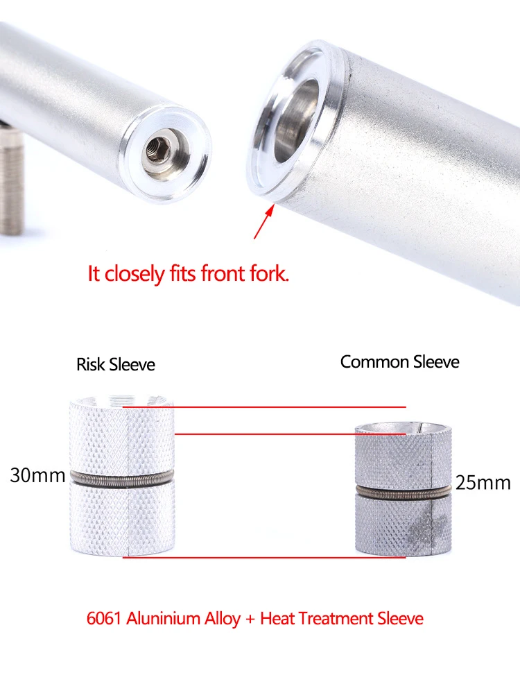 Description Picture 4 of itemRISK Bike Bicycle Fork Steerer 1-1/8" (28.6mm) Headset Stem Top Cap Carbon Compression Plug Star Nut Adjuster Expansion Bolt