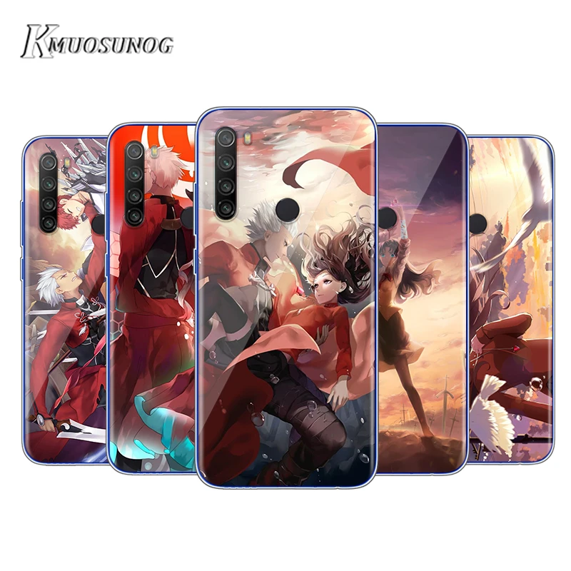 

Transparent Silicone Cover Fate Stay Night For Xiaomi Redmi Note 9 9S Max 8T 8 7 6 5 Pro 5A 4X 4 Phone soft Case