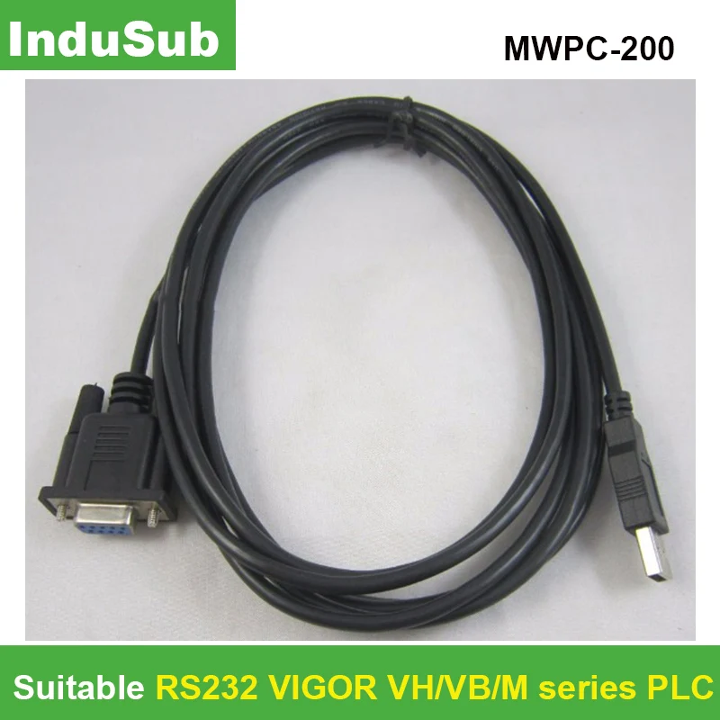 MWPC 200 подходящий Кабель для программирования PLC серии Vigor VH VB M VB2 VB1 VB0 с usb разъемом