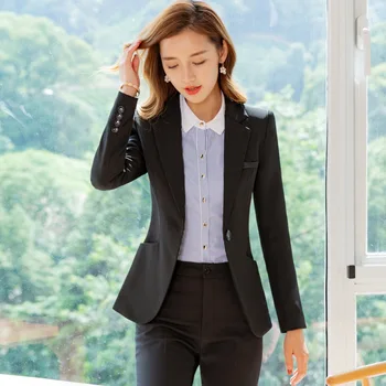 

Autumn Style Occupation Suit Suit Female Temperament Tooling Lady England Interview Positive Pack
