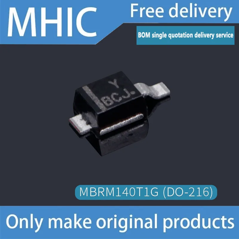 

[HOT] 10PCS/LOT Original MBRM140T1G Powermite 40V/1A Schottky Diode Screen Printing BCJ Patch