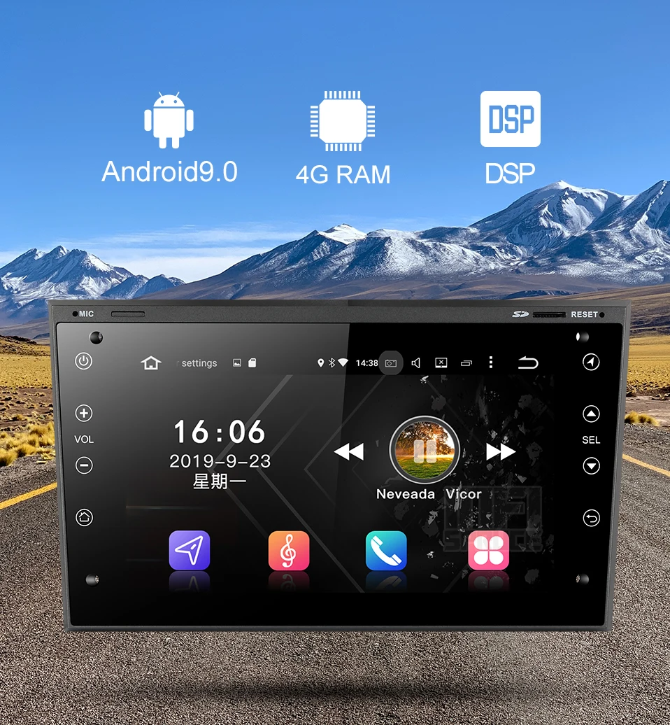4 г ram Android 9,0 автомобильный dvd для Opel Vauxhall Astra Meriva Vectra Antara Zafira Corsa Agila gps Радио Видео плеер навигация