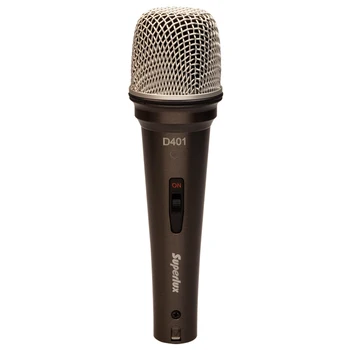 

Original Superlux D401S Omni directional dynamic recording microphone for interview, broadcast, podcast