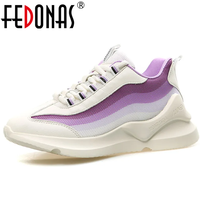 

FEDONAS Sweet Casual Women Sneakers Lace Up Platforms Flats Basic Party Shoes Woman Round Toe New Spring Autumn Sports Shoes