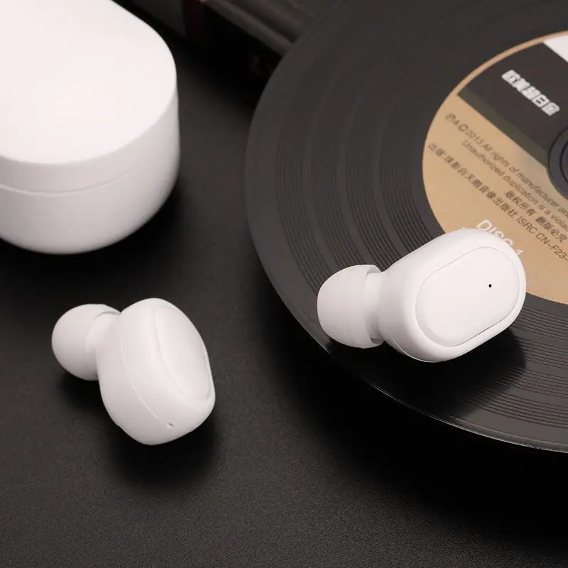 white M1 Bluetooth наушники TWS 5,0 настоящая беспроводная Bluetooth гарнитура с зарядным устройством Беспроводная двойная гарнитура Bluetooth - Цвет: white