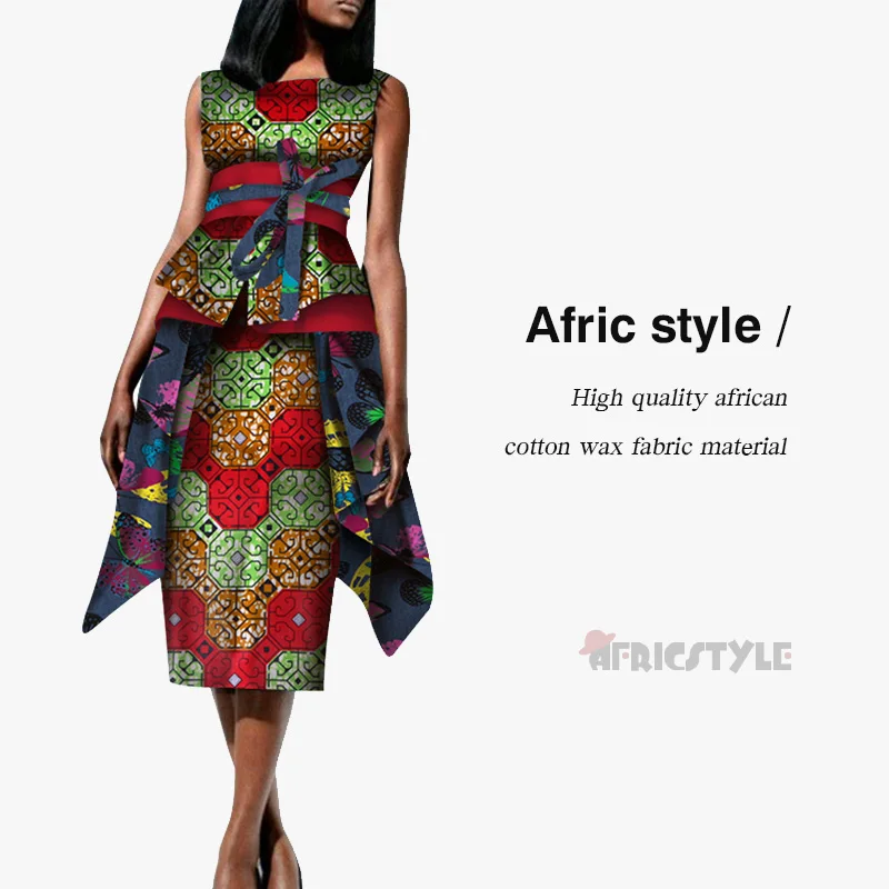 19 Модное эластичное платье африканские платья для женщин Bazin Riche одежда Vestidos Dashiki вечерние платья для отдыха WY5349 - Цвет: 19