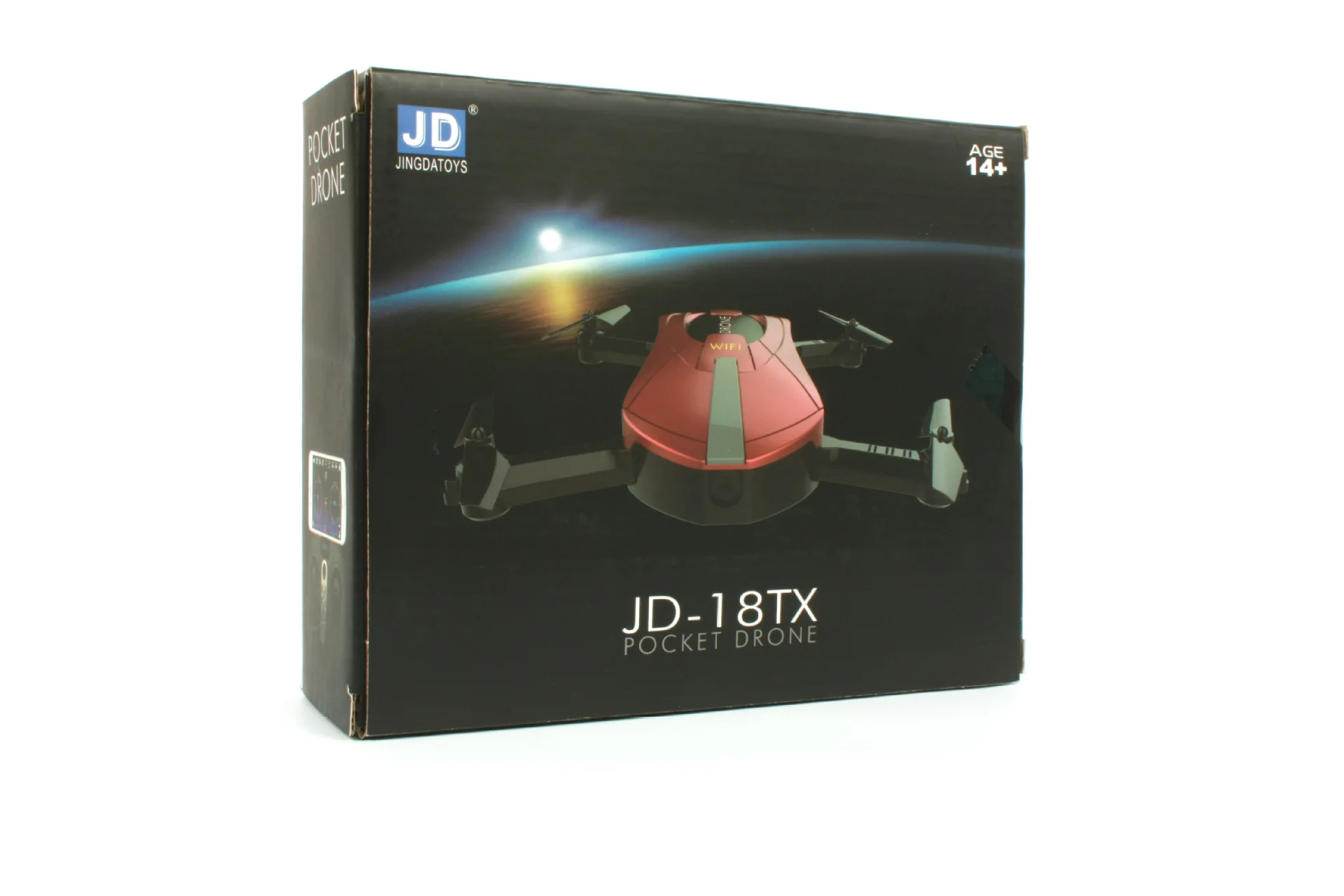Jd-18 E52 складной Квадрокоптер WiFi Набор для управления мобильным телефоном с высоким воздушным пультом дистанционного управления