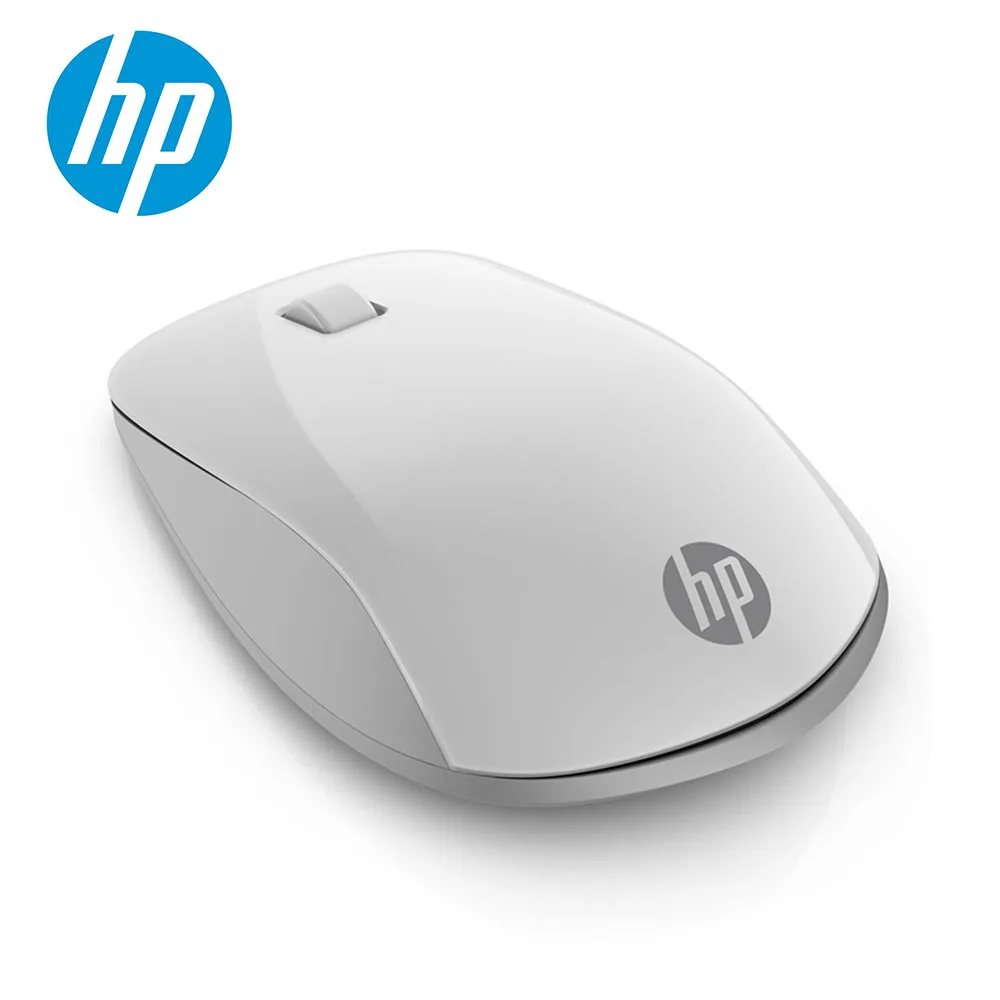 White Hp Bluetooth беспроводная мышь Бесшумная сельмовая портативная мини-мышь для ноутбука для MAC OS Windows 7 8 10 XP для хромированной ОС Andriod - Цвет: White