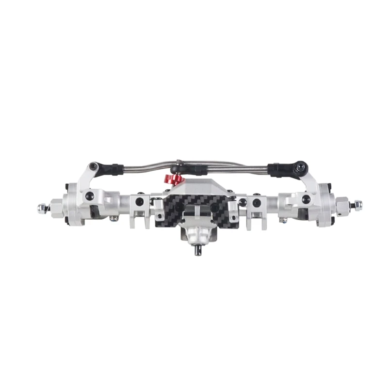 

Aluminum CNC Anodized Full Front Portal Axle for 1/10 RC Crawler Car Axial SCX10 II 90046 90047 Upgrade Parts