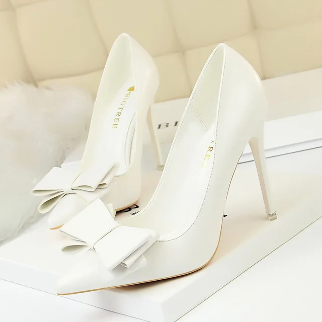 Autumn Heel Shoes Pink Heels Woman Blue 