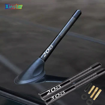 

Carbon Fiber car Vehicle Antenna sticker for Peugeot 208 308