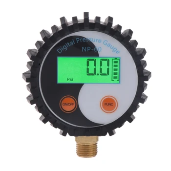 

0-10 Bar G1/4 Battery Power Digital Gas Pressure Gauge Tester Detector 0~145psi N1HF