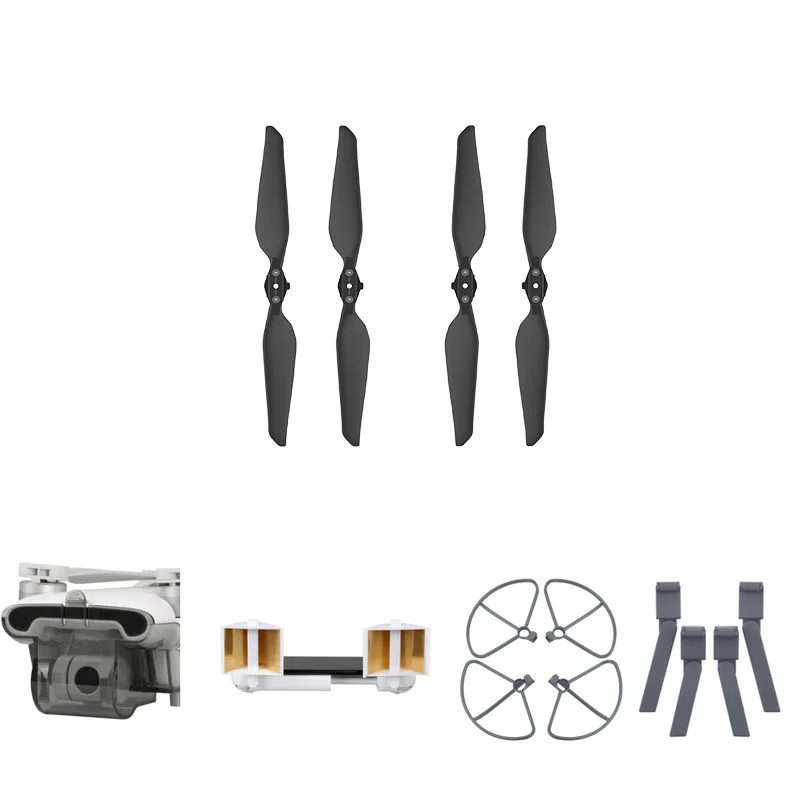 FIMI X8 SE Camera drone Original propeller 4PCS FIMI x8se RC Quadcopter Spare Parts Quick-release Foldable Propellers for X8SE - Цвет: Black Bundle 3