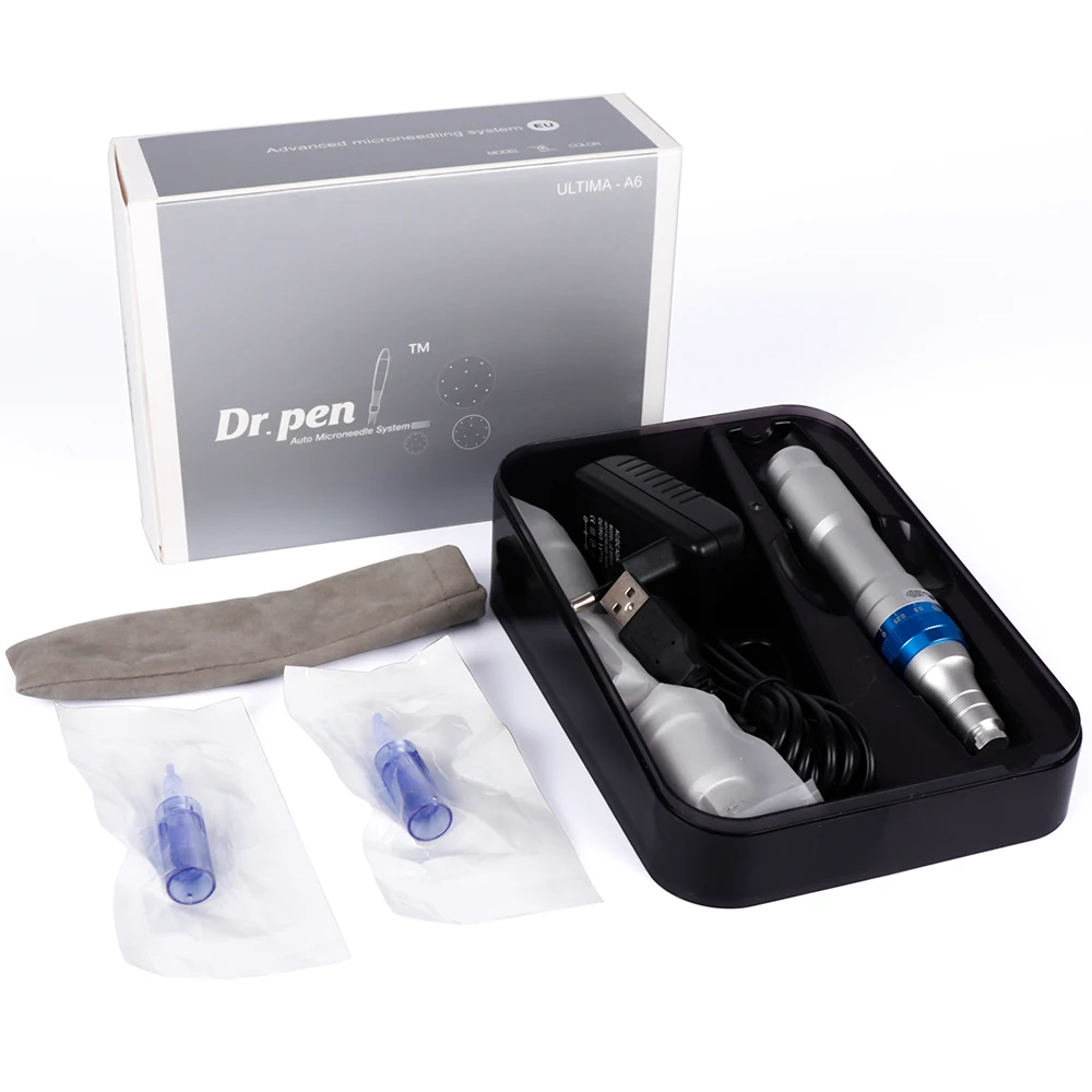 

Ultima A6 Electric Microneedling Pen With 12Pin Needles For Makeup Machine Eyebrows Eyeliner Lips Tattoo Micro Needling Tool