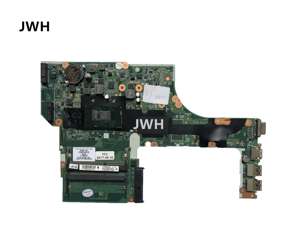 Для hp ProBook 450 G3 материнская плата i7 DA0X63MB6H1 830932-001 830932-501 830932-601 тестирование работы