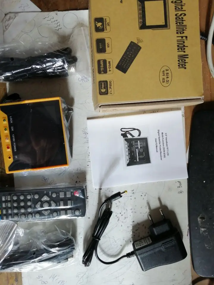 3,5 дюймовый KPT-356H ручной TFT lcd Многофункциональный DVB-S/S2 Цифровой satlink KPT 356H