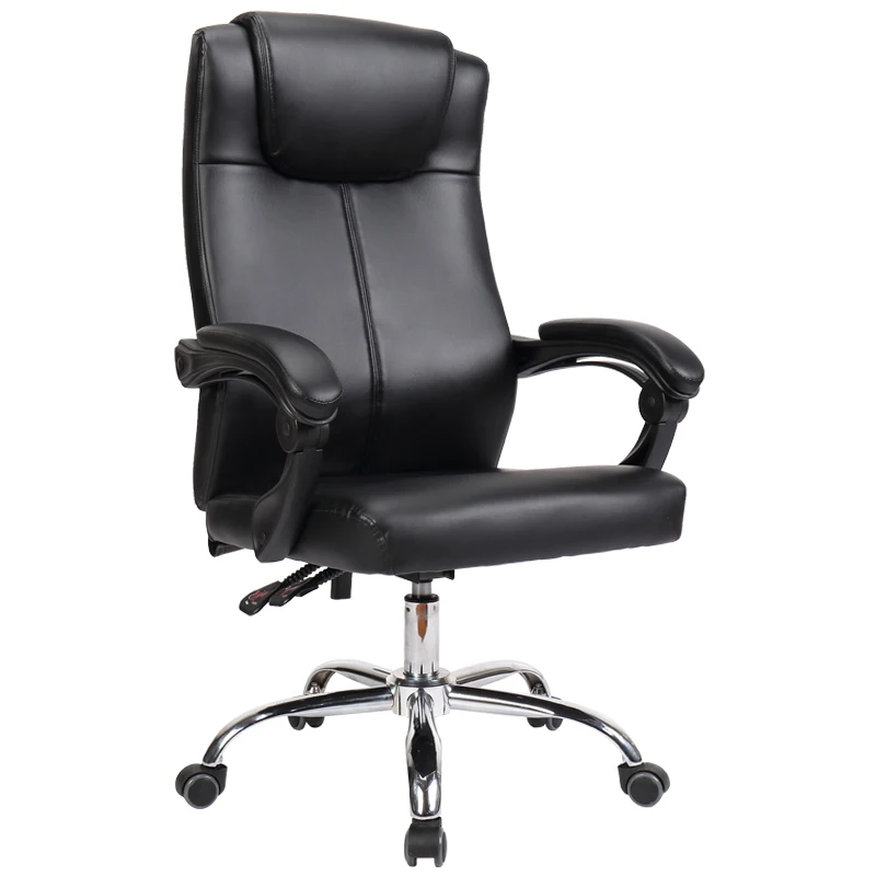 

Mung Bean Sprouts Boss Chair Home Computer Chair Lazy Comfortable Leather Back Reclining Swivel Chair Business Office Chair