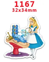 1167 30 шт мультяшный персонаж плоское украшение из смолы PR 5264 - Цвет: 1167