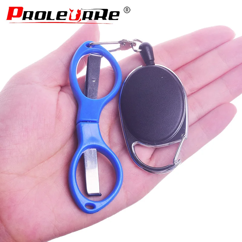 

Stainless Steel Fast Folding Fish Use Scissors Telescopic buckle Accessories Fishing Line Cut Clipper Fishing Scissor Tackle