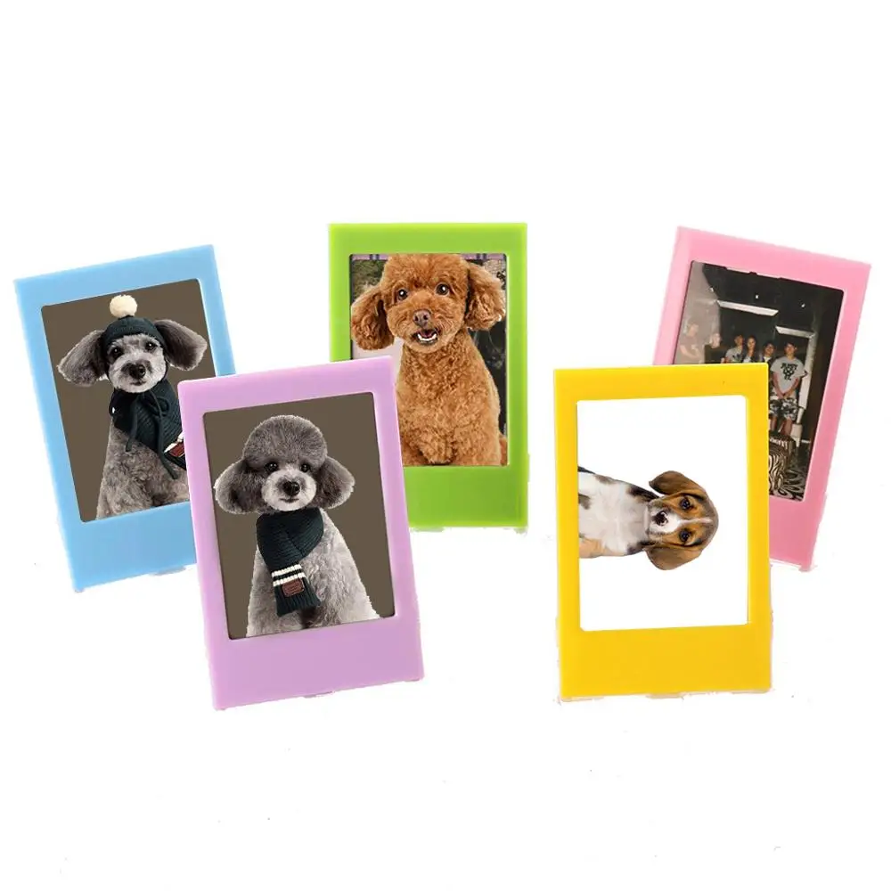 5Pcs Photo Frame 10-60 листов Fuji Fujifilm instax mini Фильм 9 8 пленок белый край пленки для мгновенной мини 9 8 7s 25 50s 9 90 Sp-2 фотобумага - Цвет: 5Pcs Photo Frame