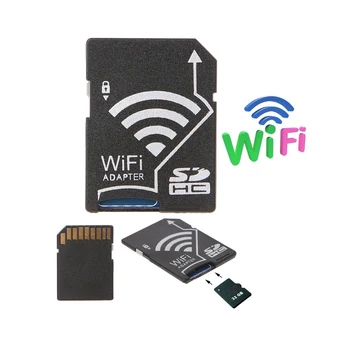

TiOODRE High-Speed SD Adapter Memory Card Black WIFI SD Card Class For IOS System, For Android Device Car Accessories