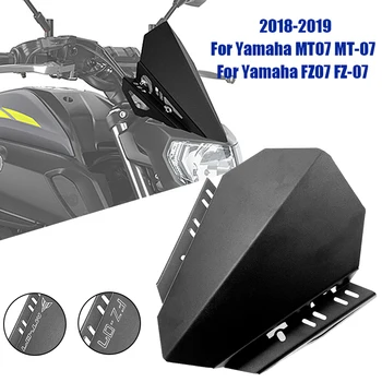 

CNC Aluminum Windshield Windscreen Wind Deflector Kit Fits For YAMAHA MT-07 MT 07 MT07 FZ07 FZ-07 FZ 07 2018 2019 2020 NEW