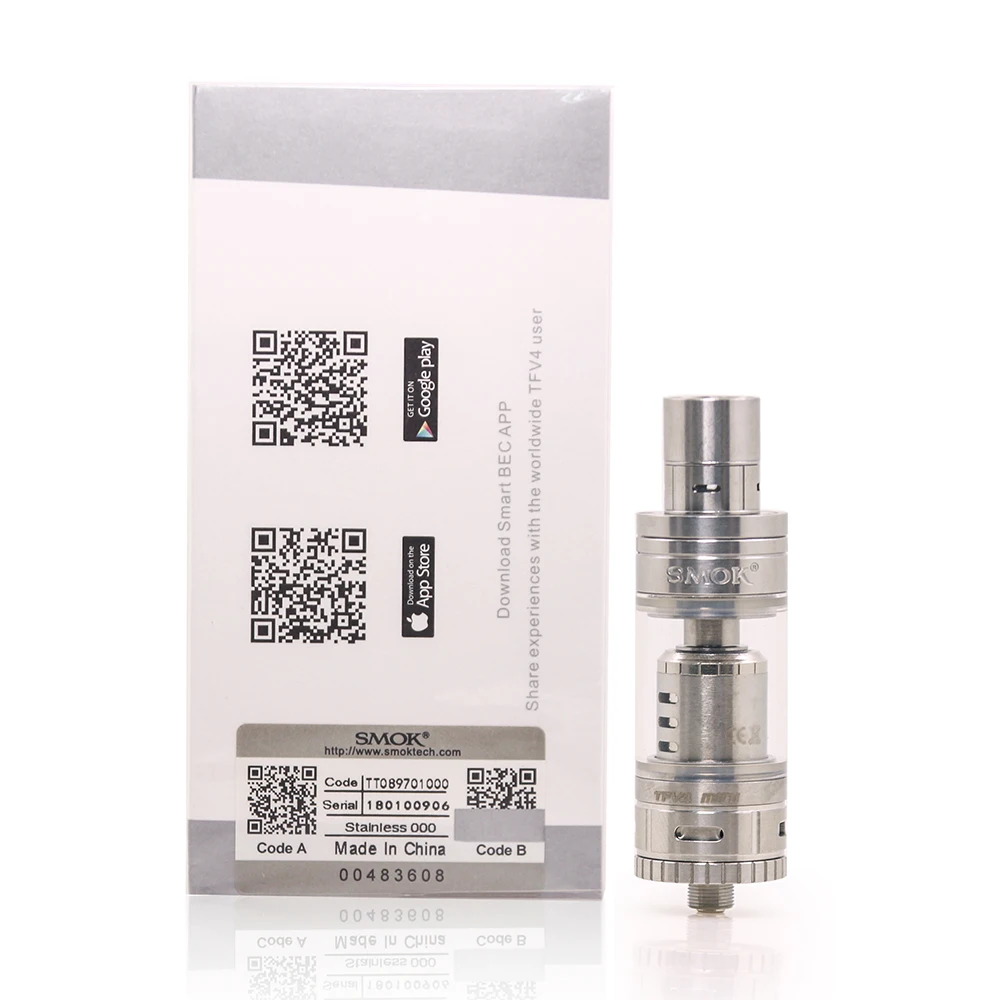 Оригинальный распылитель SMOK TFV4 Mini 3 5 мл испаритель V4 Tank для R80 Koopor 2 Mod Xcube