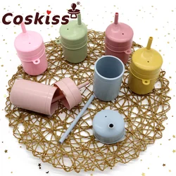 Coskiss New Straw Travel Coffee Mugs Water Tea Cup With Travel Lid Easy To Go Portable For Outdoor Camping Hiking Picnic