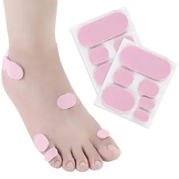 

5 Sheets Self Adhesive Callus Cushions Waterproof Toe Protectors Soft Foam Blister Prevention Foot Pads Anti-wear Heel Stickers