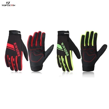 

TOPTETN Cycling Bicycle Gloves Touch Screen Thermal Windproof Bike Gloves Keep Warm Autumn Winter Thick Sport Gloves Equipment