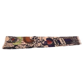 

LJL-Skull Scorpion Stretchy Temporary Tattoo Arm Sleeve Stocking for Child