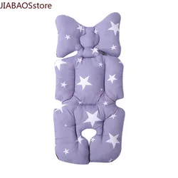 Coussin de siège en coton pour poussette de bébé, épais et chaud, confortable, coussin de siège de voiture, matelas de couchage, oreiller pour le transport, accessoire de landau pour bébé 