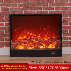 Electric fireplace LED burner insert Fireplace Chimney LED Optical Artificial Emulational Flame Freestanding Firebox Decoration