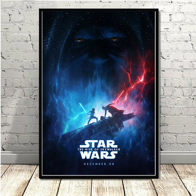 Звездные войны 9 плакат со сценами из фильмов Rise Of Shywalker Jedi Knight плакаты и принты настенная живопись на холсте