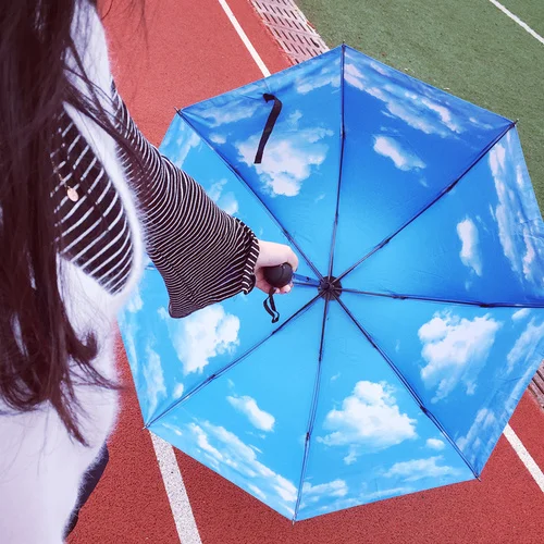 Internal pattern-A New Van Gogh Oil Painting Umbrella Rain Women Brand Paraguas Creative Arts Parasol Female Sun And Rain Umbrellas - Цвет: Internal pattern-A