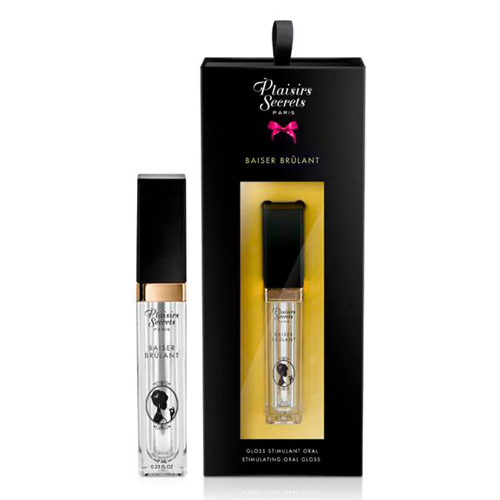 Стимулирующий блеск для губ Baiser Brulant Gloss Plaisirs Secrets - 7 мл. Plaisir Secret Возбуждающие |