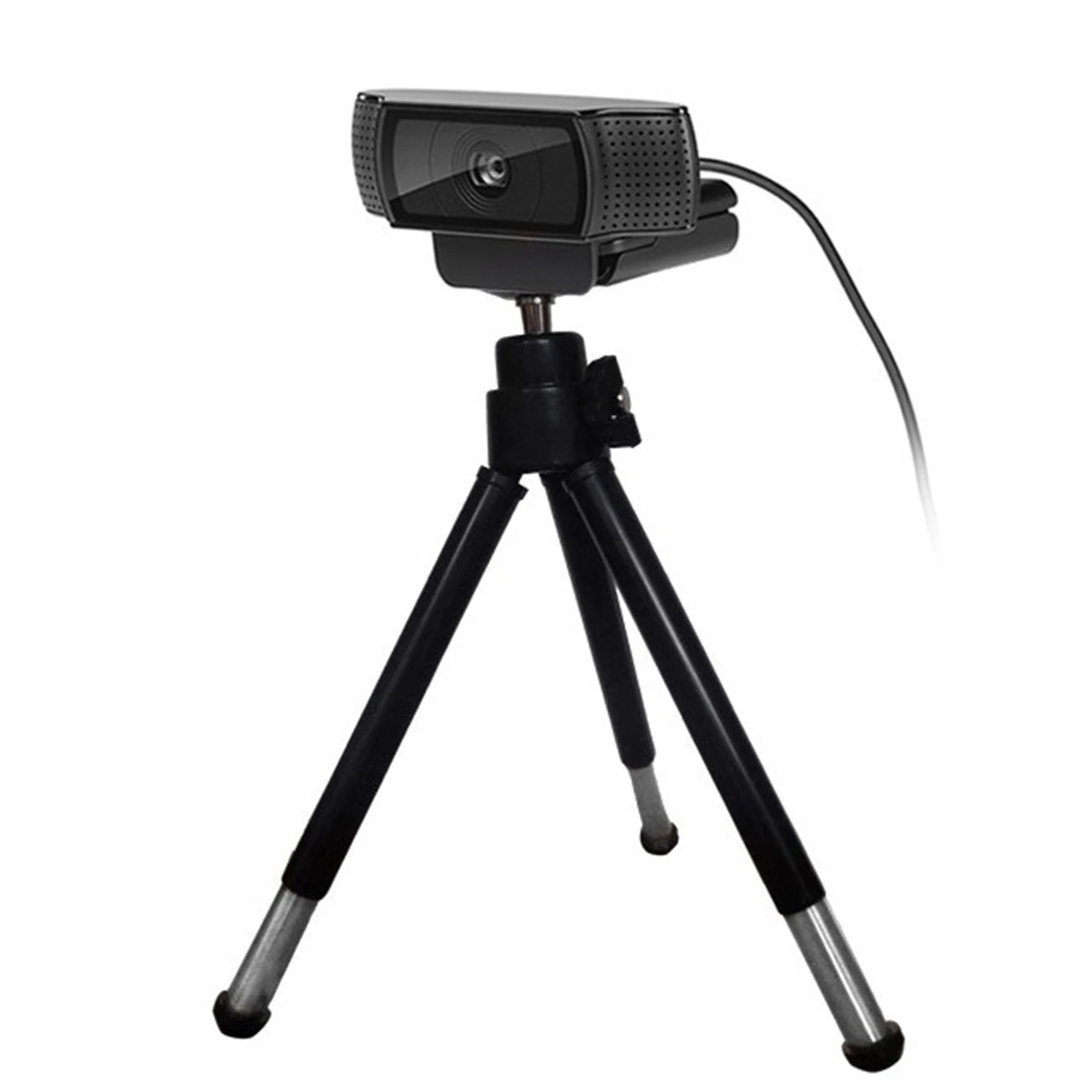 

Webcam Tripod Retractable Adjustable Tripod With 1/4 Inch Thread Tripods With Logitech C920/C920E/C925e/C930 360 Degree Rotation