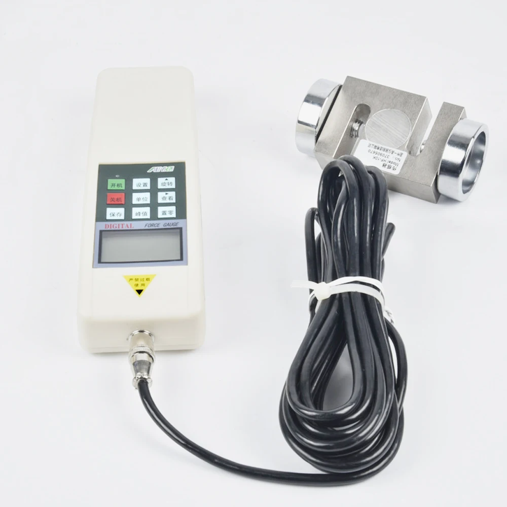 ЦИФРОВОЙ динамометр с внешним датчиком 5000N HF-5K push pull force тестер RS232 HF-5000 N/KG/LB