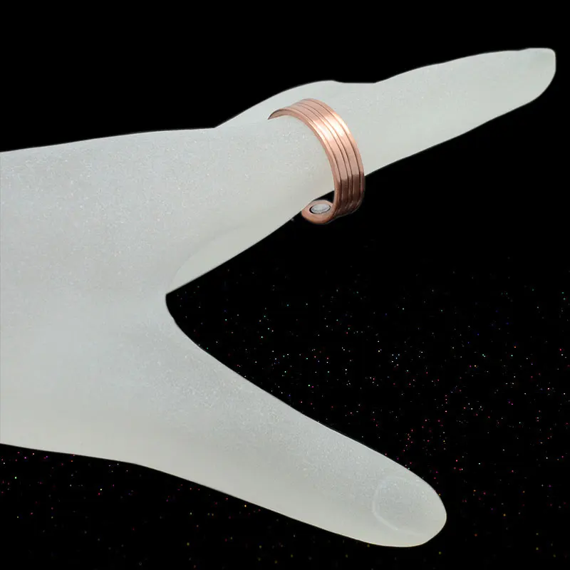 Escalus, классическое женское античное медное магнитное кольцо, размер, изменяемый размер, Женский Магнит, дамские модные ювелирные изделия, подвеска на палец