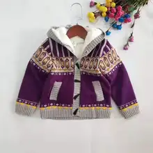 Новые свитера для маленьких девочек на осень и зиму кардиган свитер Корейская Куртка Детский свитер детский вязаный свитер