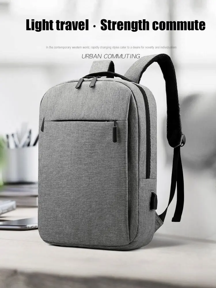 Mens Backpacks Mochila Shoulder-Bags Usb-Charging Travel Large-Capacity