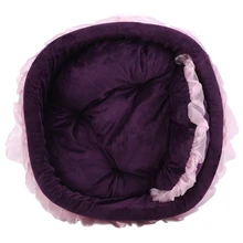 Кровать для собаки, питомца, щенка, принцессы, банты, кровати, милое кружевное сердце, элегантная Милая кровать, будка для питомца, теплая кровать, товары для домашних животных