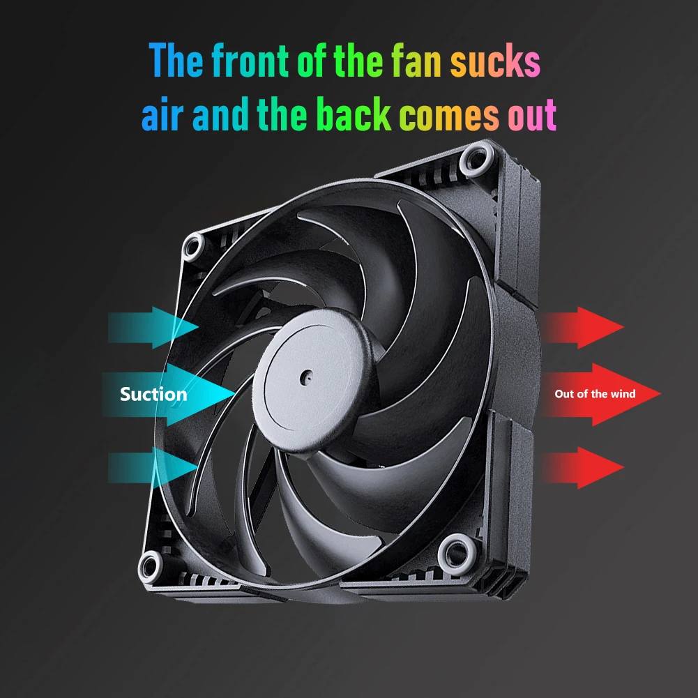 Phanteks 120 mm 140 mm Case do pc fã 4-pin Pwm Ventilador de Refrigeração Silencioso com Rolamento Hidráulico para Chassi Radiador Cpu Cooler Desktop - Imagem 5