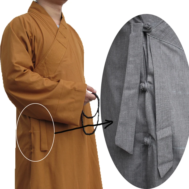 Buddhist Monk Robes Clothing Costume Shaolin Monk Clothing Buddhist Clothes Uniform Meditation Traditional Chinese